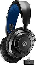  steelseries arctis nova 7p wireless multi-platform gaming   mobile headset  nova acoustic system  2.4ghz   simultaneous bluetooth  38hr battery  usb-c  gen2 mic  ps5, ps4, pc, switch - black 