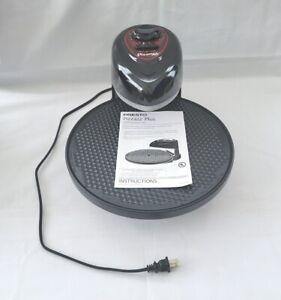 presto pizzazz plus rotating pizza oven black