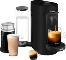  nespresso - vertuo plus deluxe coffee and espresso maker by de longhi with aeroccino milk frother - matte black 