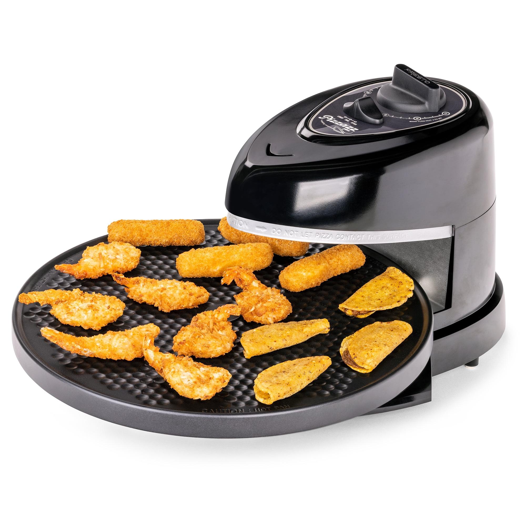  presto pizzazz plus rotating pizza oven 03432, black 