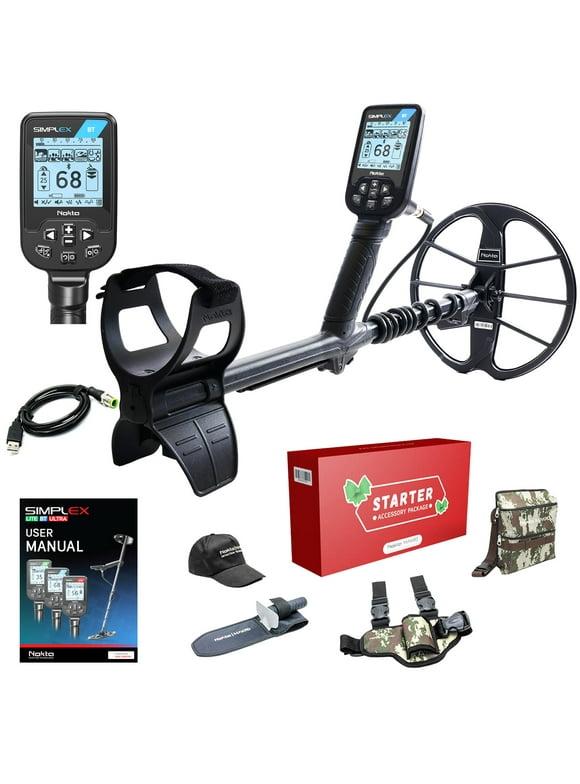  nokta simplex bt waterproof metal detector with 11  dd coil with free starter pack 