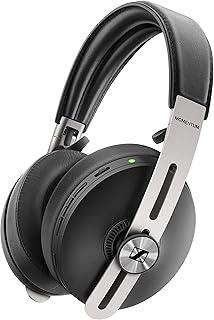 sennheiser momentum 3 wireless noise cancelling headphones with alexa, auto on/off, smart pause functionality and smart control app, black