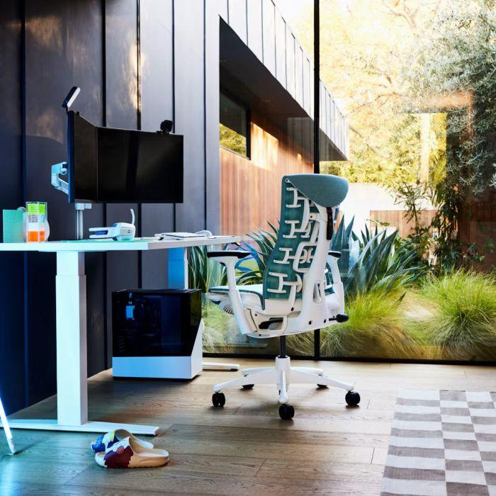  new listing herman miller x logitech embody ergonomic chair 