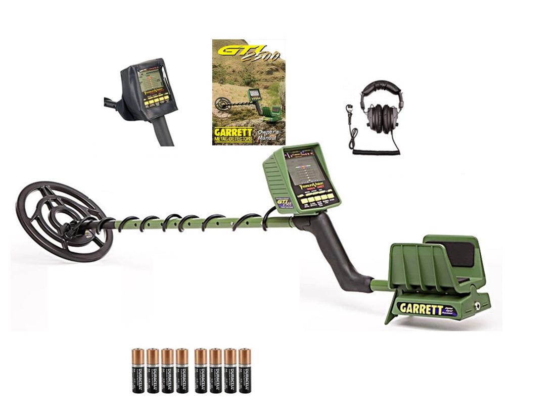  garrett gti 2500 metal detector pro package with 5 bonus accessories 