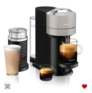  nespresso vertuo next coffee and espresso maker + aeroccino 3 open box condition 