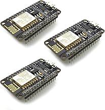  3pcs esp8266 nodemcu cp2102 esp-12e development board open source serial module works great for arduino ide/micropython (large) 
