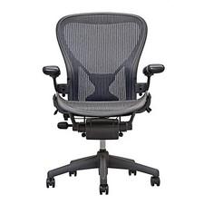  herman miller fully loaded posture fit size b aeron chairs - open box - 