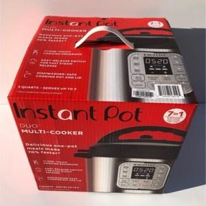  instant pot duo mini 3-quart, electric pressure cooker 7-in-1 - new 