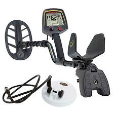  fisher f75 limited edition black metal detector w/ 2 dd waterproof search coils 