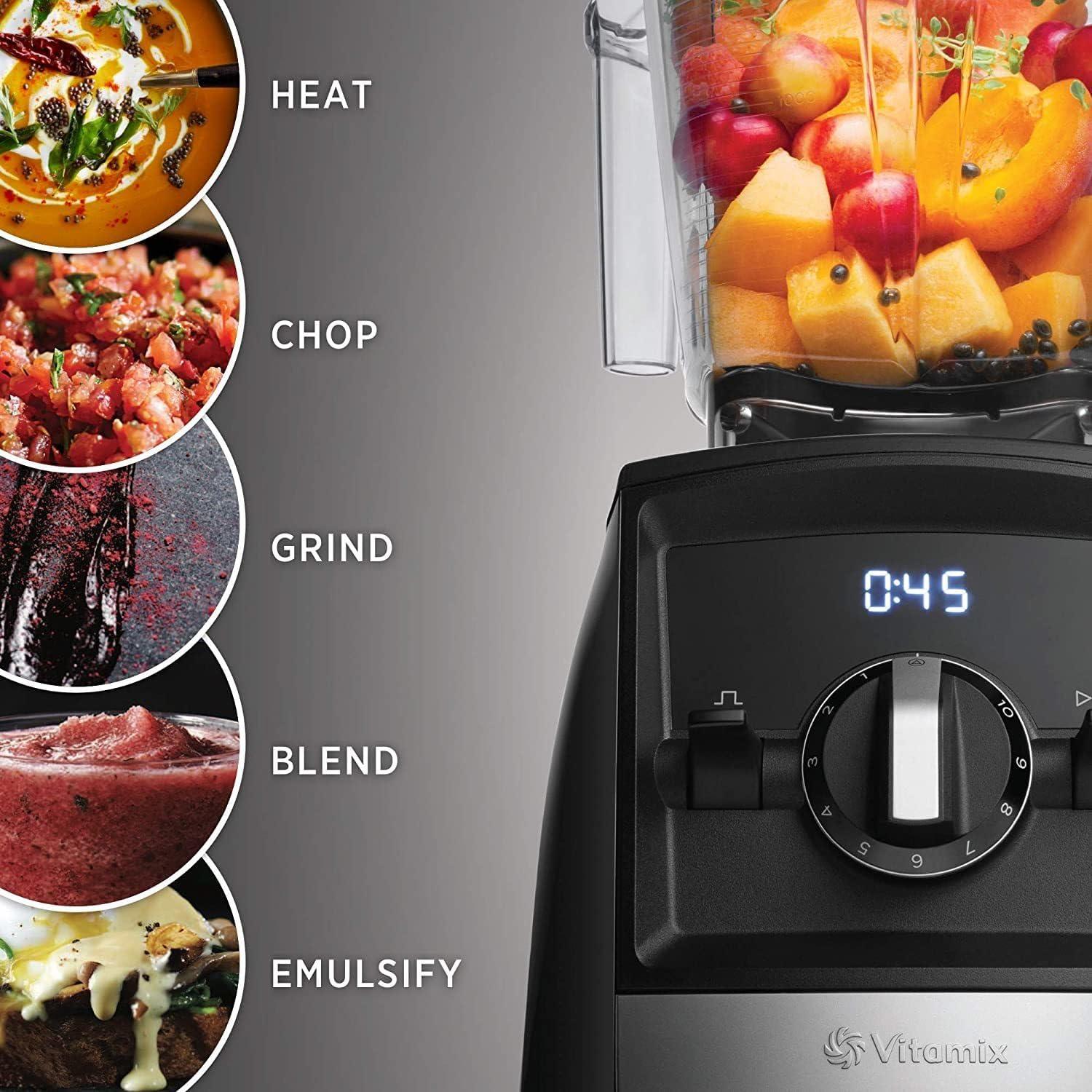  vitamix a2300 ascent series smart blender, professional-grade, 64 oz. - black 