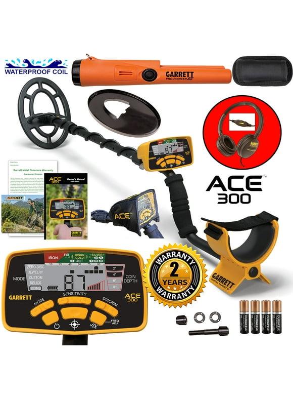garrett ace 300 metal detector with waterproof