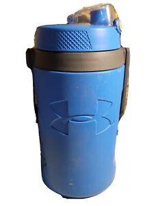  under armour thermos 64 oz insulated big hydration water bottle with handle blue 