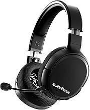  steelseries arctis 1 wireless gaming headset  usb-c  detachable clearcast microphone  for pc, ps4, nintendo switch and lite, android  black 