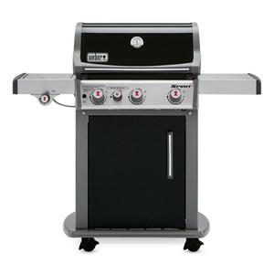 weber liquid propane gas grill 3 burner spirit e-330 built in thermometer black 