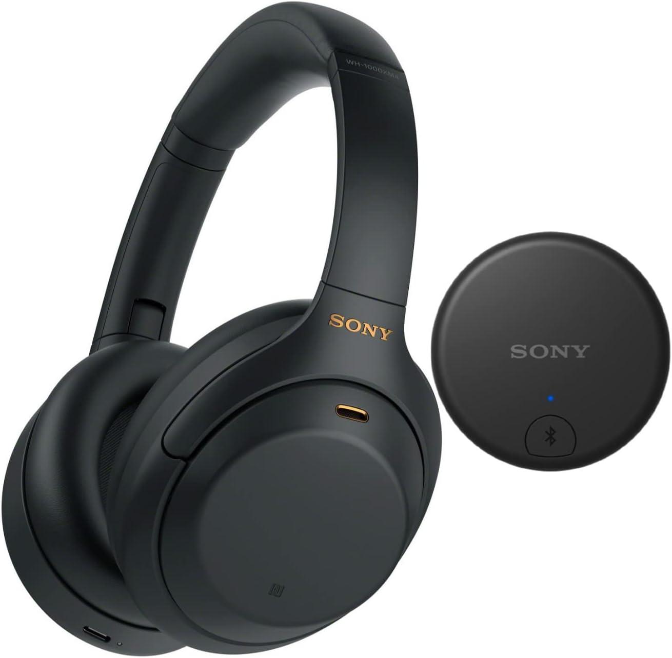 Sony WH-1000XM4 Wireless Noise Canceling Over-Ear Headphones Black