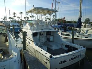  1982 bertram 33ft sportfish fly bridge boat yacht vessel fishing uscg registered 