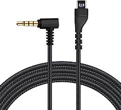  replacement audio cable for steelseries arctis 3, arctis pro wireless, arctis 5, arctis 7, arctis pro gaming headset 2m/6.5 feet 