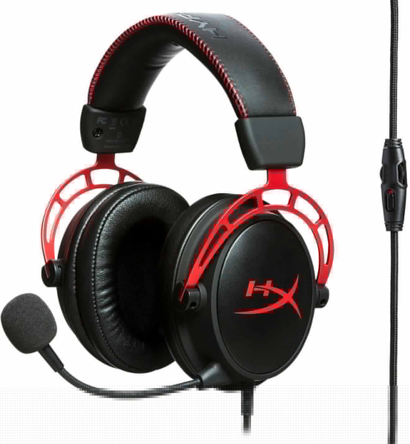  hyperx cloud alpha gaming headset, for pc, ps4, xbox one, dual chamber drivers 
