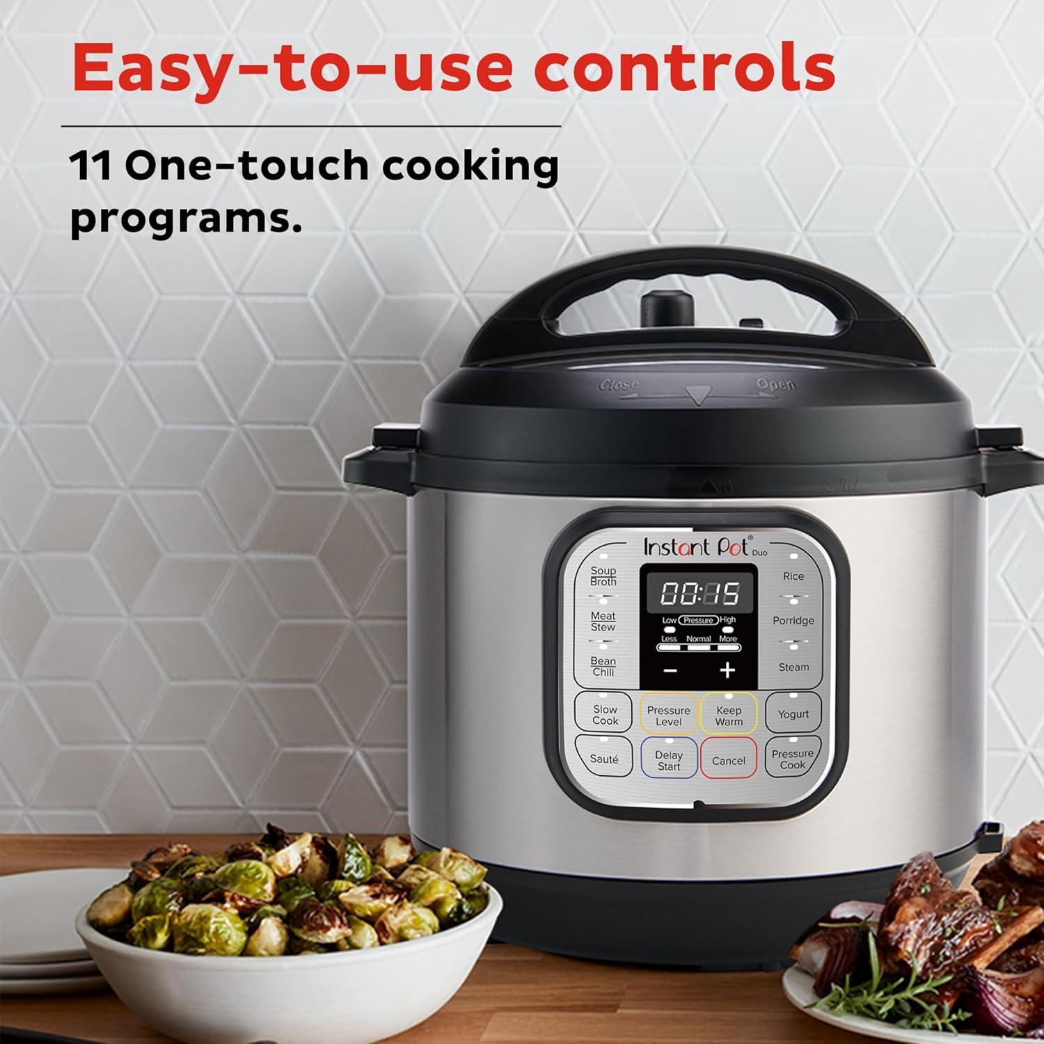  instant pot duo 3-quart, electric pressure cooker, 7-in-1 