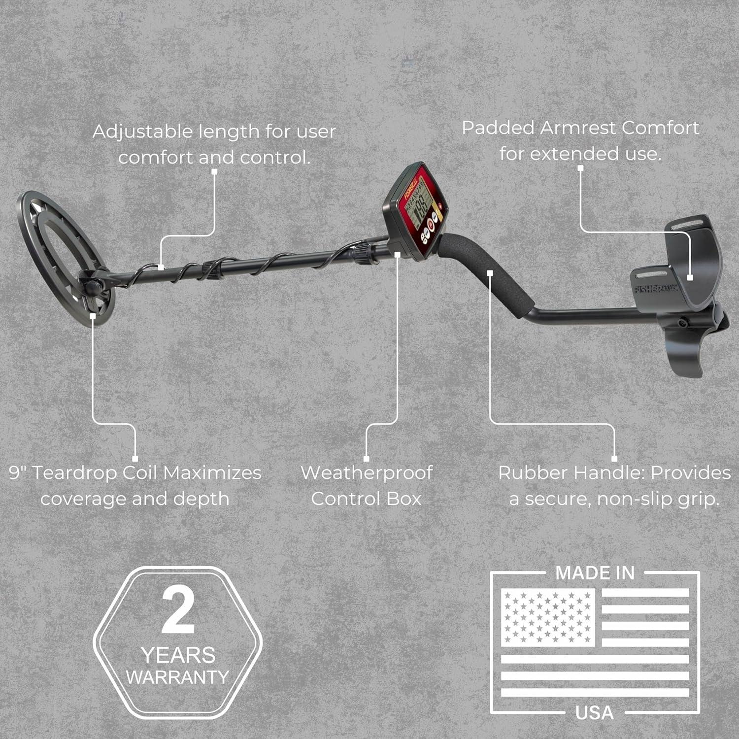  9x13 in. detector coil for fisher f22, 44 metal detectors mgc labratories 