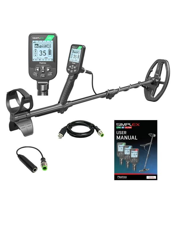  nokta simplex lite waterproof metal detector with 9.5 x 6 dd coil 