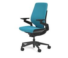 new steelcase gesture chair adjustable cogent join shell black body blue jay