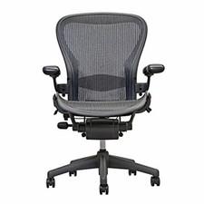  herman miller aeron chair open box size b fully loaded ( black chair ) 