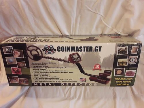  whites coinmaster gt metal detector (new, not used) 
