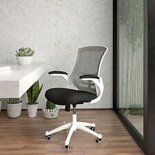 flash furniture mid-back black mesh swivel ergonomic