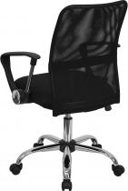 flash furniture jenkins ergonomic mesh swivel mid-back 