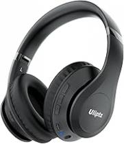  uliptz wireless bluetooth headphones, 65h playtime, 6 eq sound modes, hifi stereo over ear headphones with microphone Bluetooth headphone