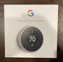  new listing google nest t3007es wi-fi learning thermostat - stainless steel Nest Learning Thermostat
