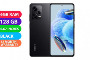  xiaomi redmi note 12 pro dual sim 5g (6gb ram, 128gb, midnight black) - brand new xiaomi marketplace