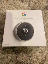  new listing google nest 3rd generation learning wifi thermostat: t3007es stainless steel Nest Learning Thermostat