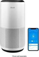  levoit - plasmapro 400s smart 403 sq. ft true hepa air purifier - white best smart thermostats