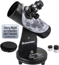 Celestron – 76mm Signature Series FirstScope – Compact and Portable Tabletop Dobsonian Telescope