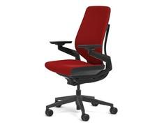 steelcase gesture chair adjustable cogent connect shell black frame scarlet red Steelcase Gesture Office Chair