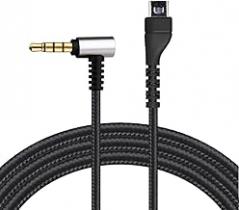  replacement for arctis headset cord, replacement audio cord compatible with arctis 3, arctis 5, arctis 7, arctis pro wireless, arctis pro gaming headset 6.5 feet nylon braided  gaming headsets