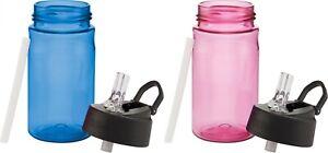  kids thermos water drinks sports bottle with straw hydration reusable pink Hydration sports bottle 