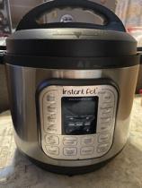  instant pot duo 80 7-in-1 8 qt. 1200w electric pressure cooker - black/silver  kitchen essentials for beginners