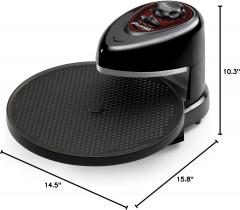  presto pizzazz plus rotating pizza oven 0343003 dual element  Presto Pizzazz Plus Rotating Pizza Oven
