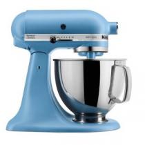  kitchenaid 5-quart artisan tilt-head stand mixer | matte vintage blue durable kitchen gadgets