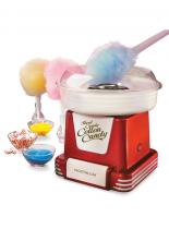  nostalgia pcm805retrored retro hard   sugar free candy countertop cotton candy maker, retro red  kitchenware for sale