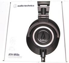  audio-technica ath-m50x professional studio monitor headphones, black gaming headsets