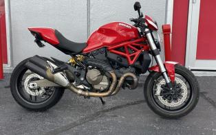  2016 ducati monster 821 stripe red with stripe livery  motorcycle trading