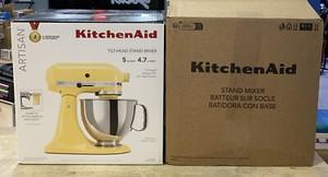 kitchenaid 5-quart artisan tilt-head stand mixer, majestic yellow KitchenAid 5 Quart Stand Mixer