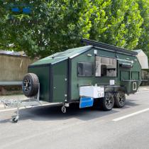  onlywe custom luxury off road roulotte rv caravan camper trailer offroad camping trailer travel trailer with bathroom for sale  Trailer Caravan