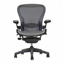  herman miller aeron chair open box size b fully loaded ( black chair ) Herman Miller Aeron Office Chair