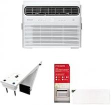  bundle of frigidaire fhww104wd1 window air conditioner, 10000 btu, white + support bracket + rac-9 premium air filter Frigidaire Window Air Conditioner