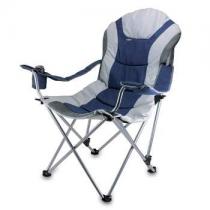  picnic time reclining camp chair with carrying case - navy Camping Chair